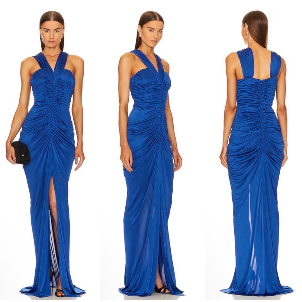 Yuara Tiara Gown in Royal Blue